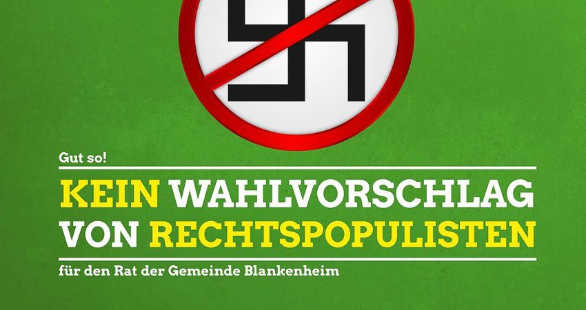Kein Wahlvorschlag von Rechtspopulisten in der Gemeinde Blankenheim