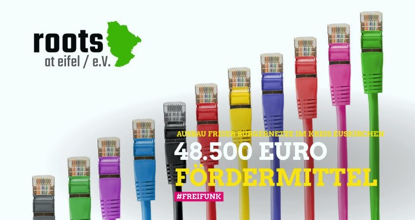 48.500 Euro Fördermittel für den Ausbau freier Bürgernetze im Kreis Euskirchen