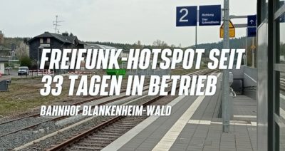 Freifunk-Hotspot am Bahnhof in Blankenheim-Wald
