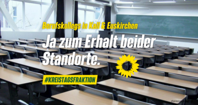 Berufskollegs: Kreistagsfraktion für Erhalt beider Standorte