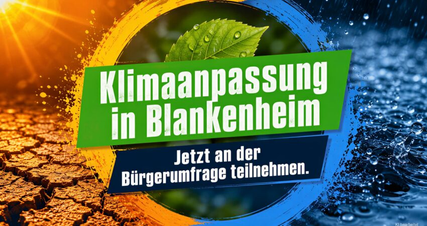 Klimaanpassung beginnt vor unserer Haustür: Blankenheim fragt nach Ihrer Meinung Klimaanpassung beginnt vor unserer Haustür: Blankenheim fragt nach Ihrer Meinung
